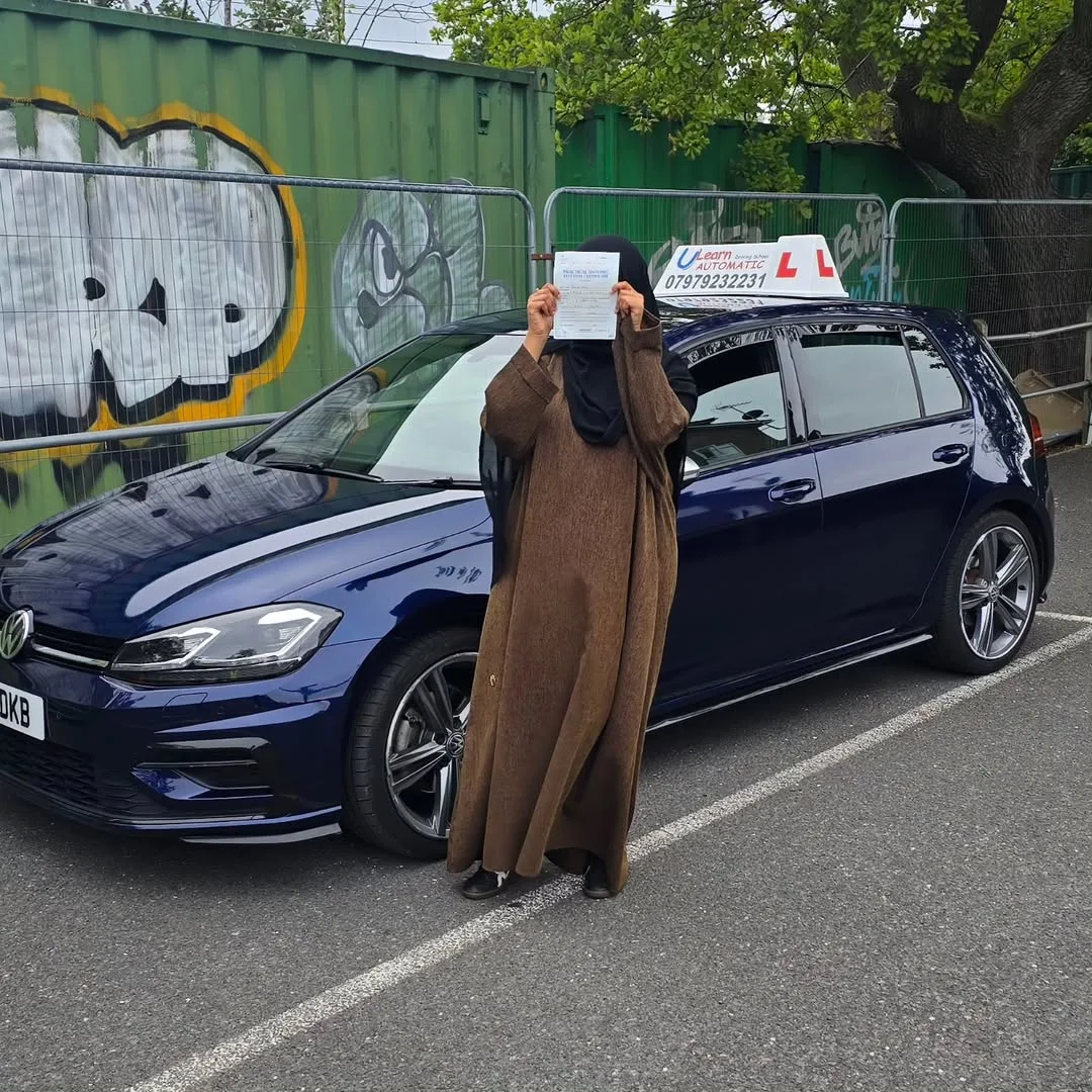 Student 1 passing their driving test